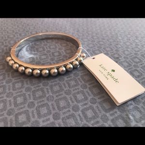 **SOLD** Kate Spade Pearl Silver Bangle
